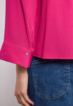 3/4-mouwen blouse met knoopdetail