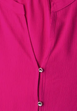 3/4-mouwen blouse met knoopdetail
