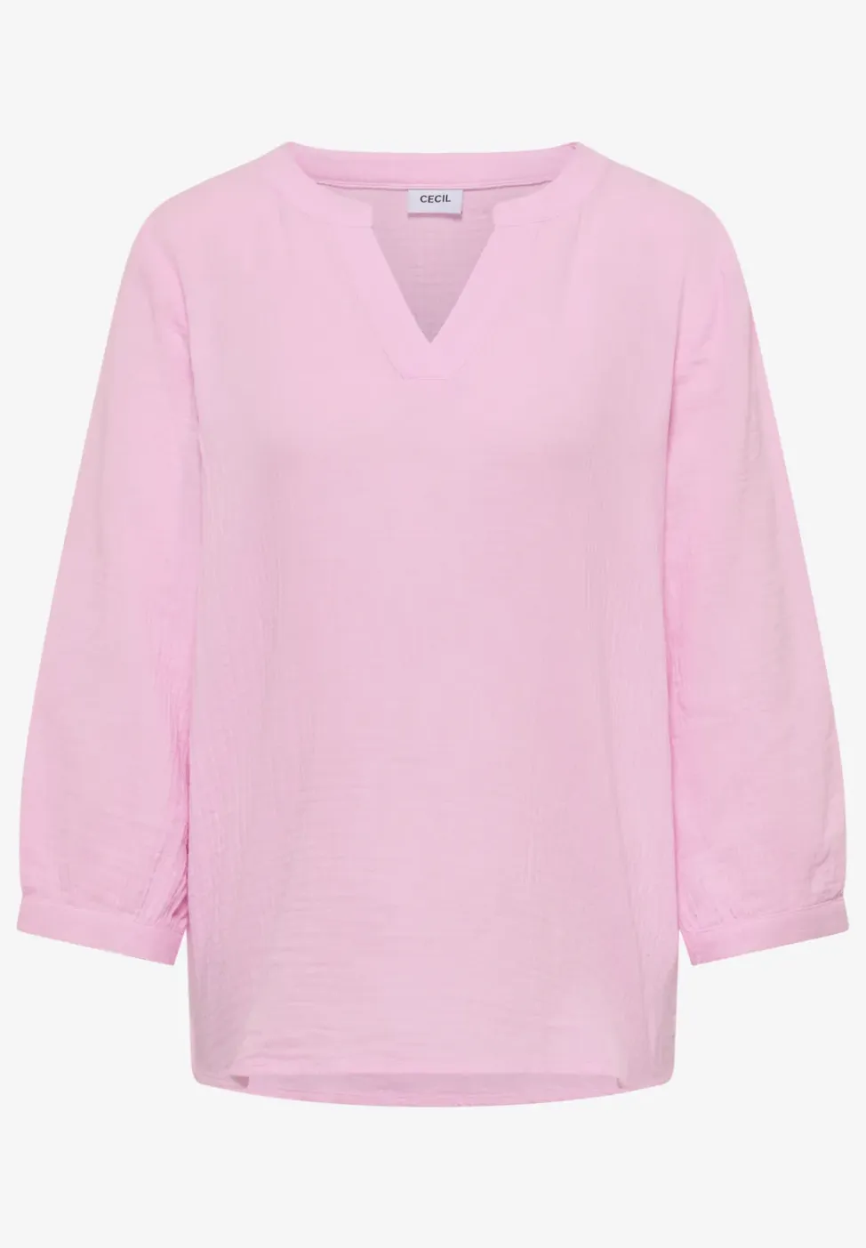 3/4-mouwen blouse van mousseline