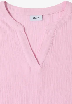 3/4-mouwen blouse van mousseline