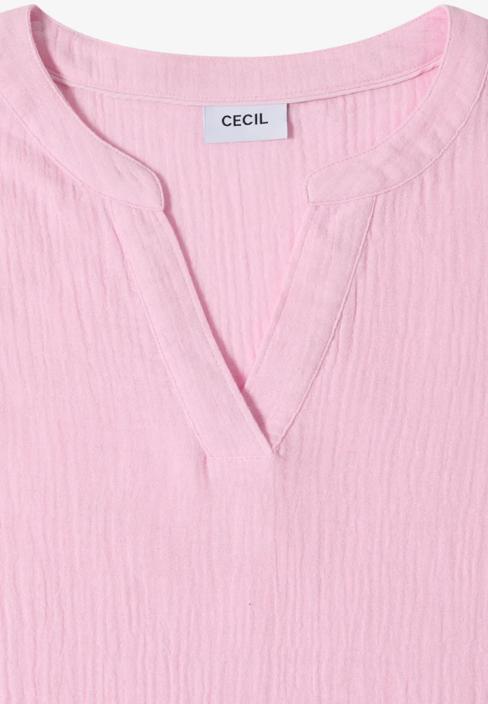 3/4-mouwen blouse van mousseline