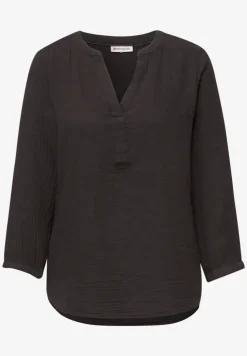 3/4-mouwen blouse in mousseline kwaliteit