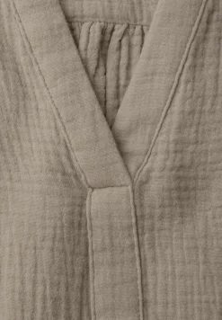 3/4-mouwen blouse in mousseline kwaliteit