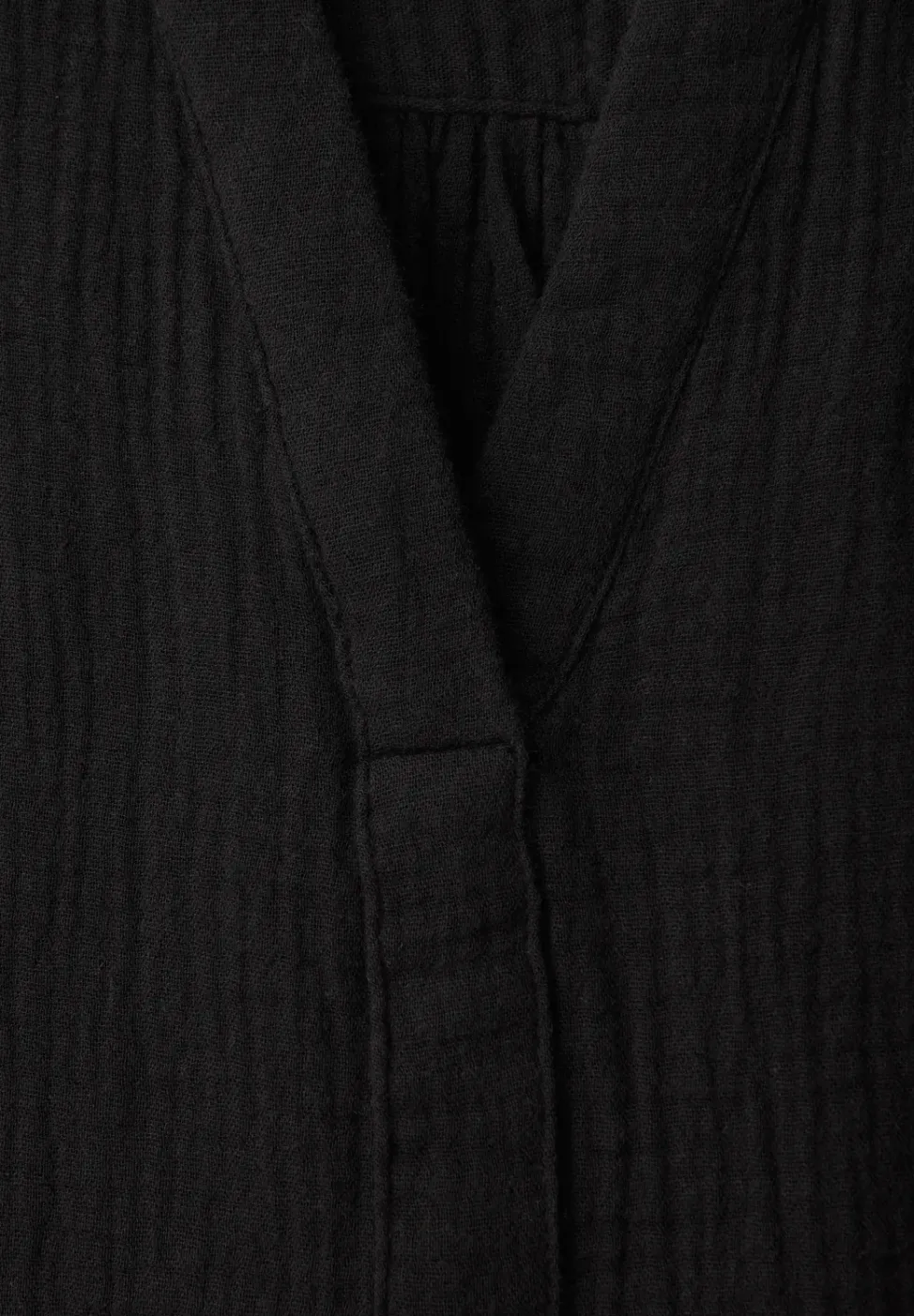 3/4-mouwen blouse in mousseline kwaliteit