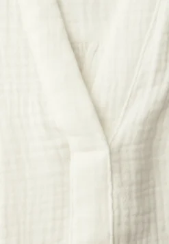 3/4-mouwen blouse in mousseline kwaliteit