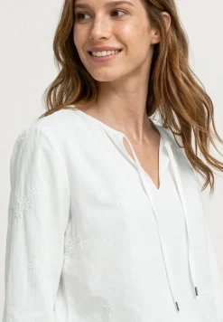 3/4-mouwen blouse met borduursel