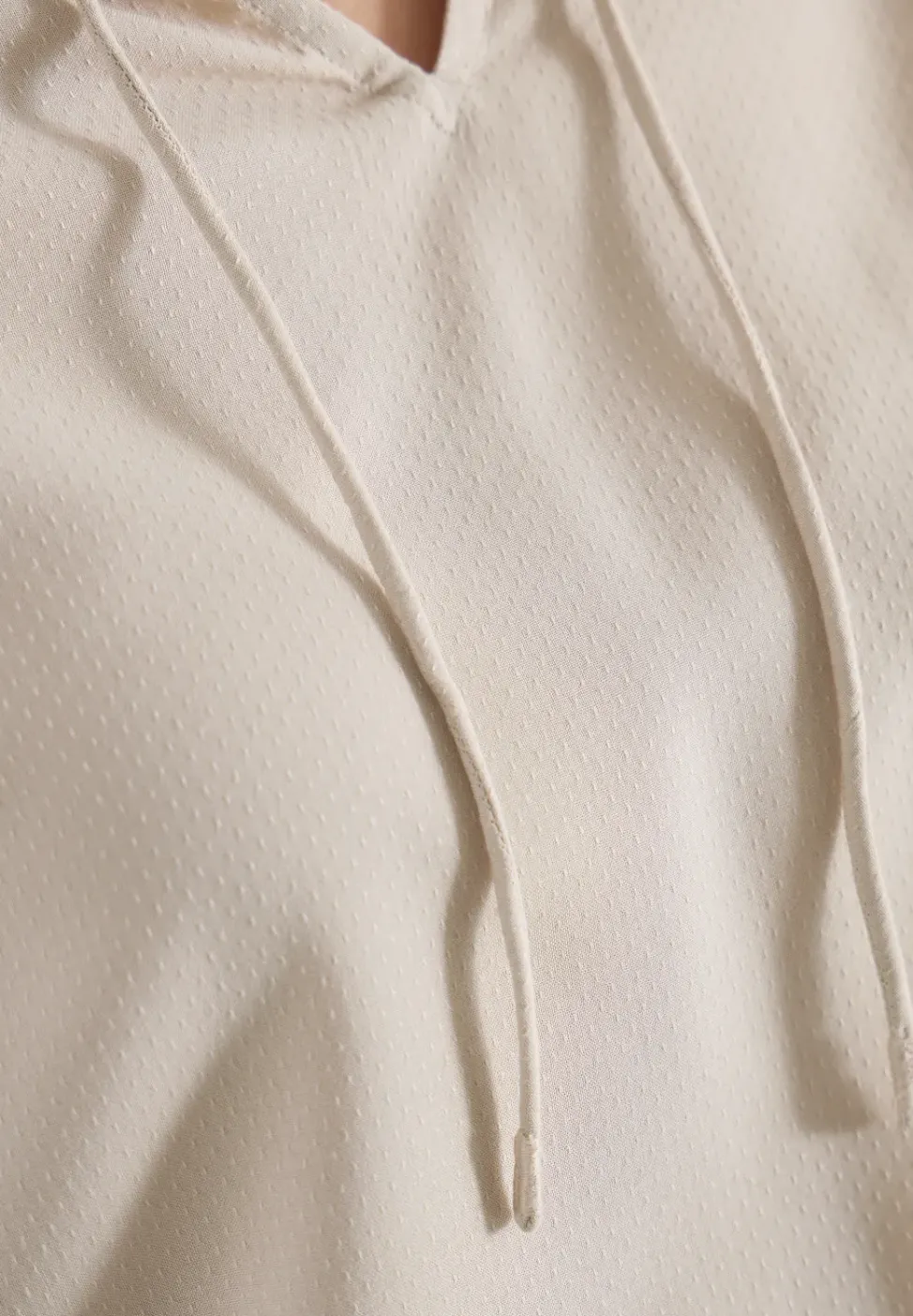 3/4-mouwen blouse met gespleten hals