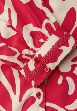 3/4-mouwen blouse met getapete details
