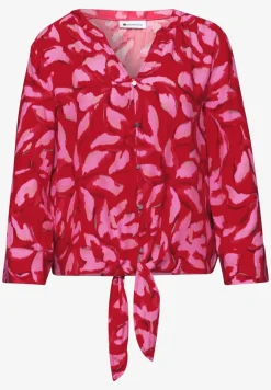 3/4-mouwen blouse met knoopdetail