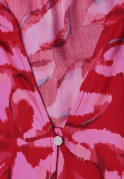 3/4-mouwen blouse met knoopdetail