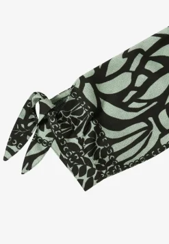 3/4-mouwen blouse met patchworkprint