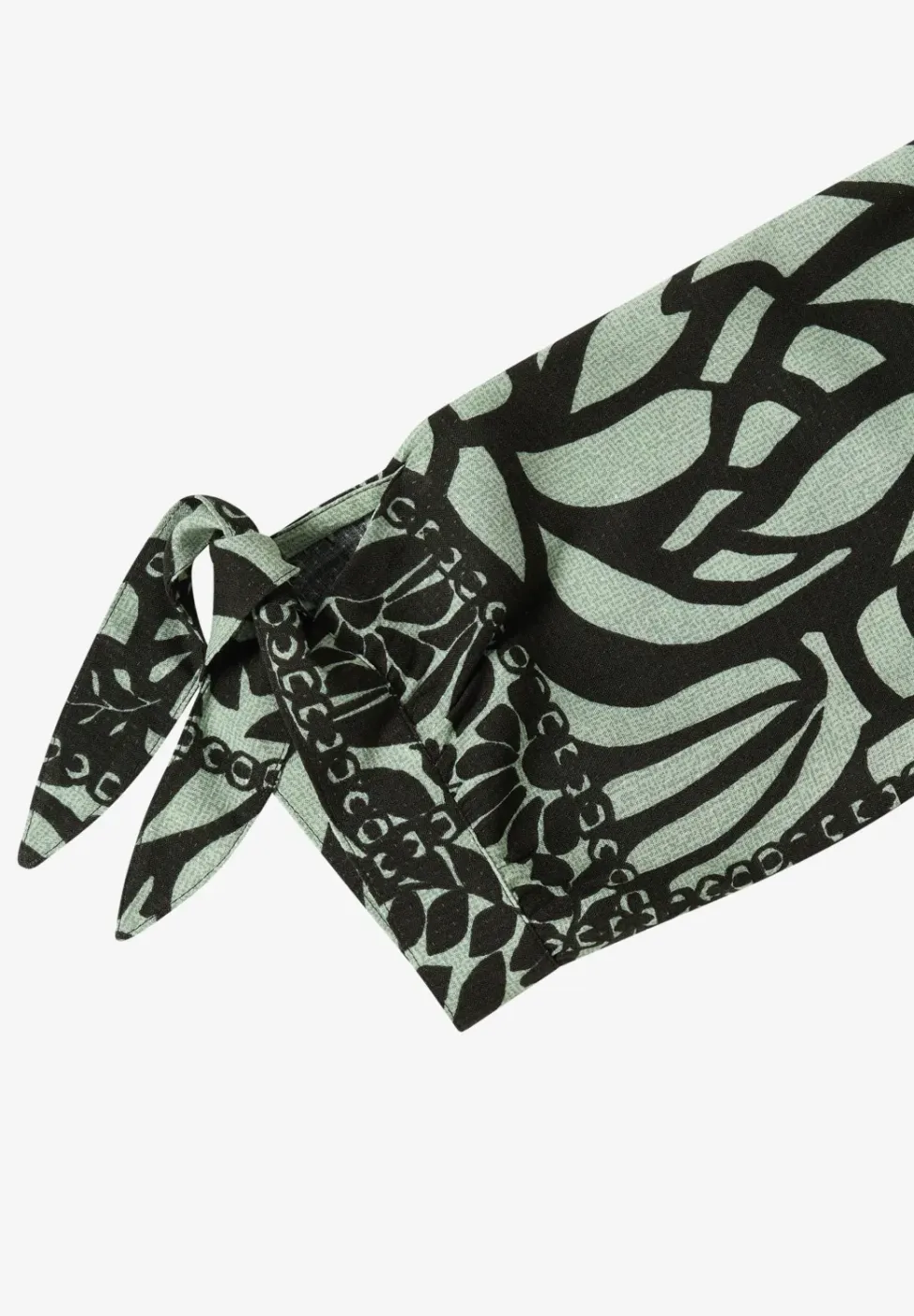 3/4-mouwen blouse met patchworkprint