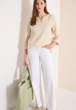 3/4-mouwen blouse van mousseline