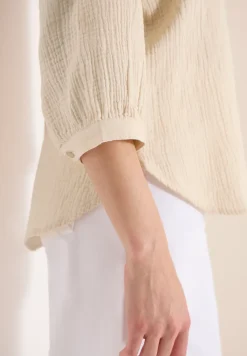 3/4-mouwen blouse van mousseline