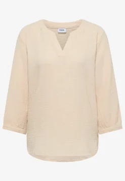 3/4-mouwen blouse van mousseline