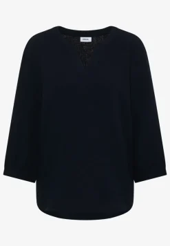 3/4-mouwen blouse van mousseline