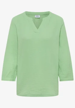 3/4-mouwen blouse van mousseline