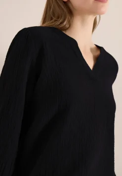3/4-mouwen blouse van mousseline