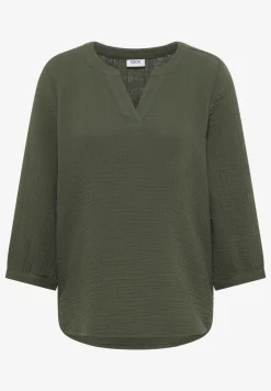 3/4-mouwen blouse van mousseline