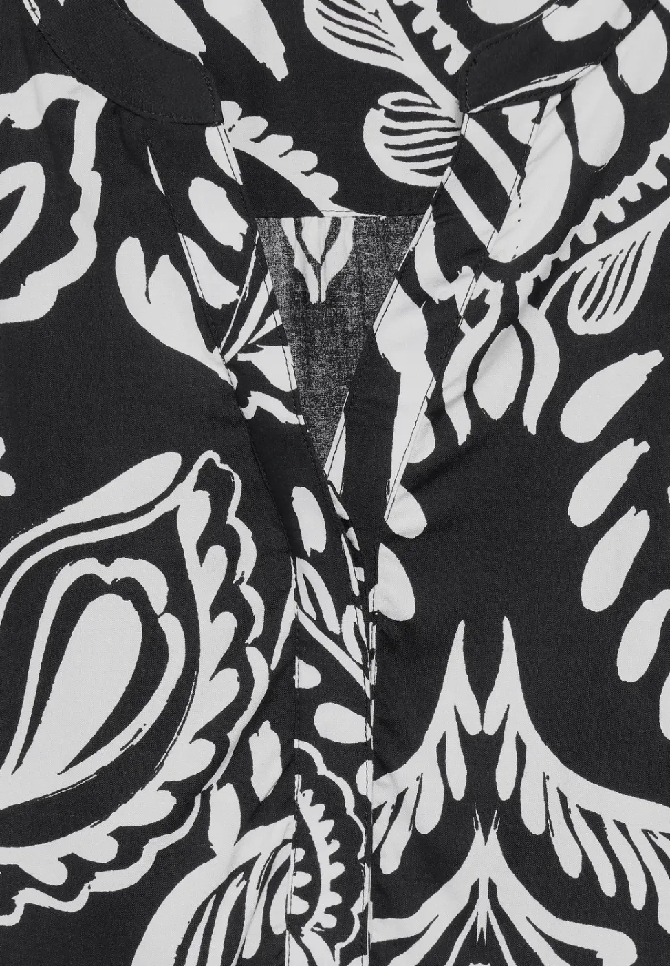 Mouwloze blouse met print