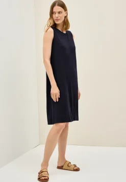 Mouwloze jersey jurk