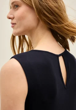 Mouwloze jersey jurk
