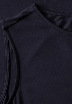 Mouwloze jersey jurk