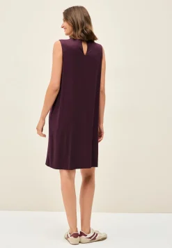 Mouwloze jersey jurk