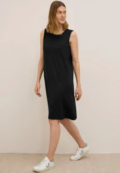 Mouwloze jersey jurk