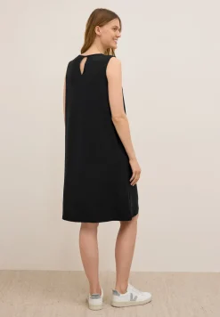 Mouwloze jersey jurk