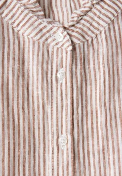 Mouwloze linnen blouse