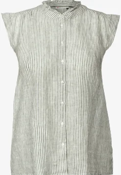 Mouwloze linnen blouse