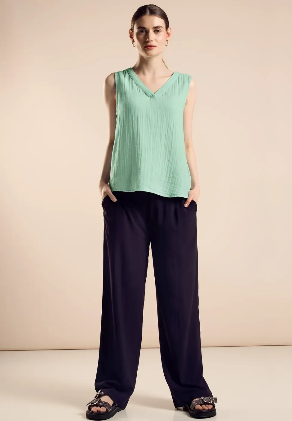 Mouwloze blouse