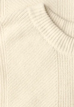 Mouwloze chenille trui