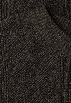 Mouwloze chenille trui