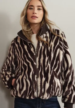 Nep bont zebra blouson