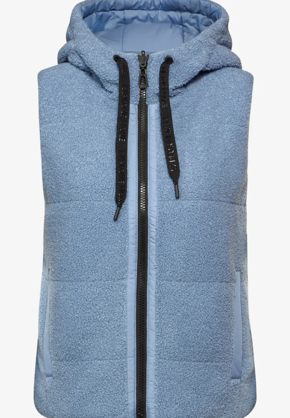 Omkeerbaar teddy vest