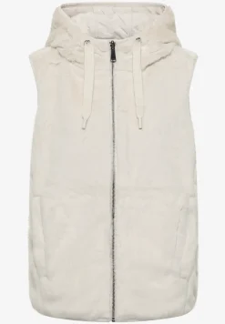 Omkeerbaar vest van imitatiebont