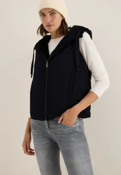 Omkeerbaar vest van imitatiebont