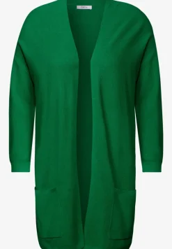 Open fijn gebreid vest