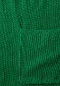 Open fijn gebreid vest