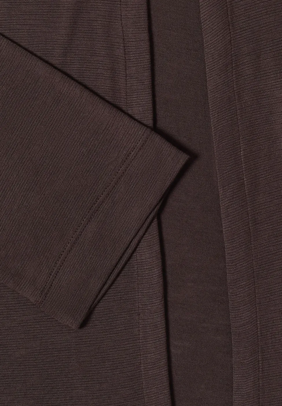 Open jas in effen kleur met 3/4 mouwen