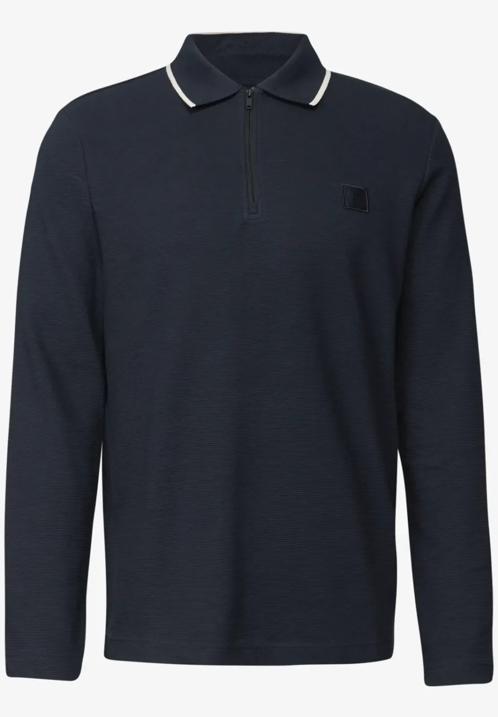 Ottomaans poloshirt met rits