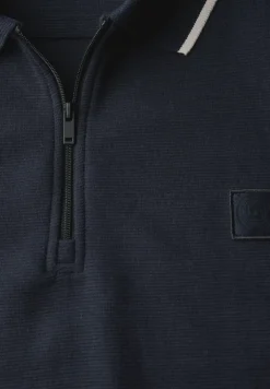 Ottomaans poloshirt met rits
