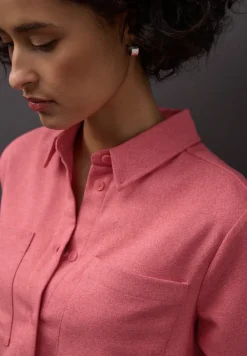 Overhemd blouse met zakken