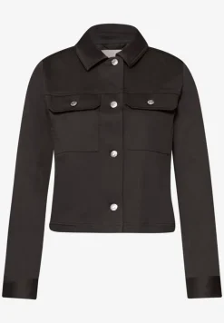Overhemd in sliklook met knoopsluiting
