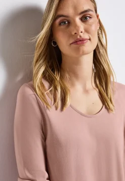 Overhemd met lange mouwen in effen kleur