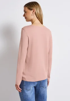 Overhemd met lange mouwen in effen kleur