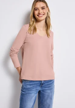 Overhemd met lange mouwen in effen kleur
