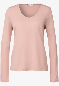 Overhemd met lange mouwen in effen kleur